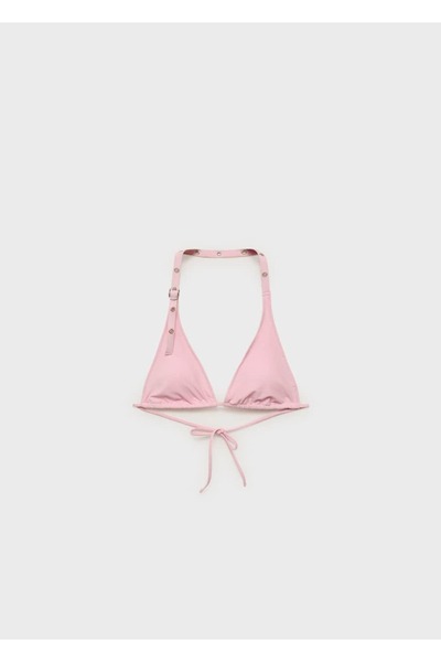 MANGO Woman Tokalı Delikli Bikini Üstü