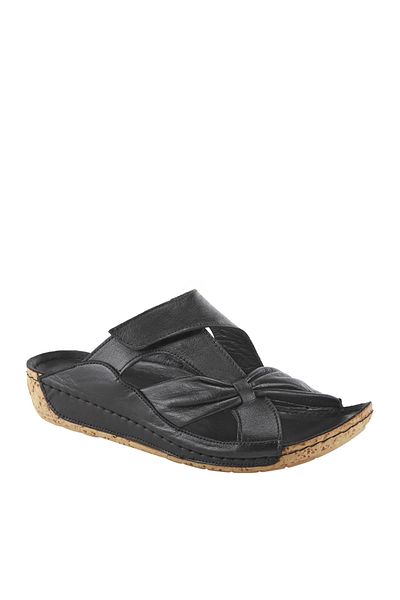 İNZE AYAKKABI Genuine Leather Slippers Model Name: Serra