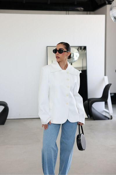 Özge Özgenç Apron Collar Premium Jacket