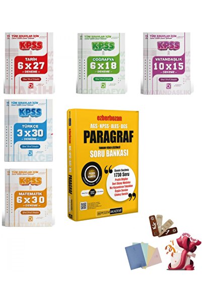 Pegem Akademi Yayıncılık Pegem 2026 AGS-KPSS-ALES-DGS Ezberbozan Paragraf Tam...