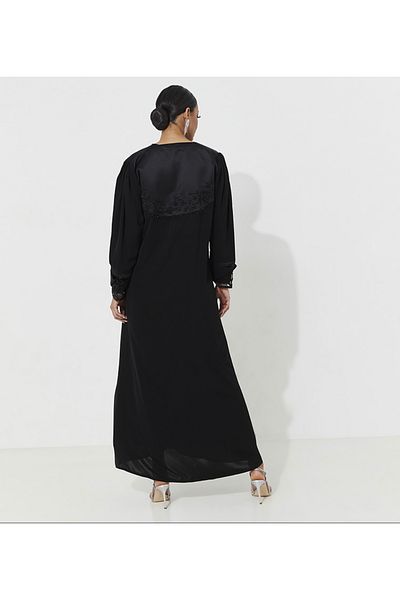 Rosette Abaya QR Black Royal