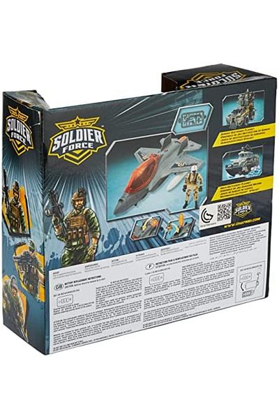 KDROĞLU Newstoreshop Mei Soldier Play Set Soldier Force Air Falcon Patrol 1Airplane/1Fgr.Aks.Sound/Light 113129