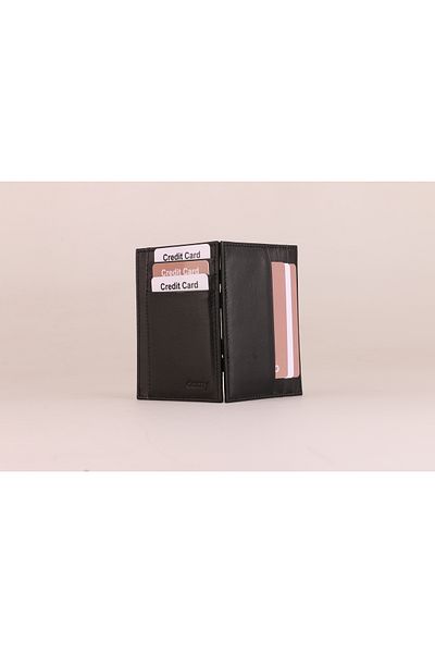 DAMY Genuine Leather Men's and Women's Wallet, Card Holder, Magic Wallet, Small Lightweight