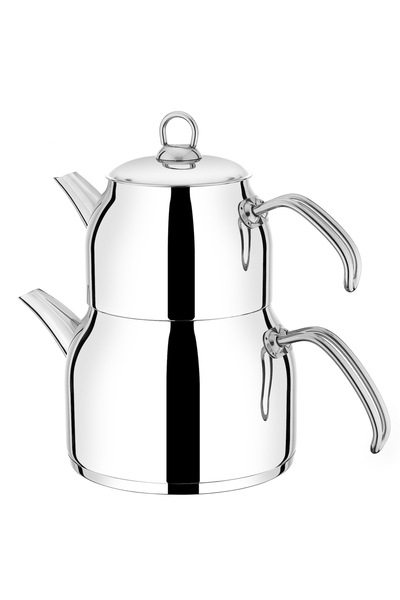 Sara Mutfak Eşyaları إبريق شاي ستيل مقاس عائلي (كبير)