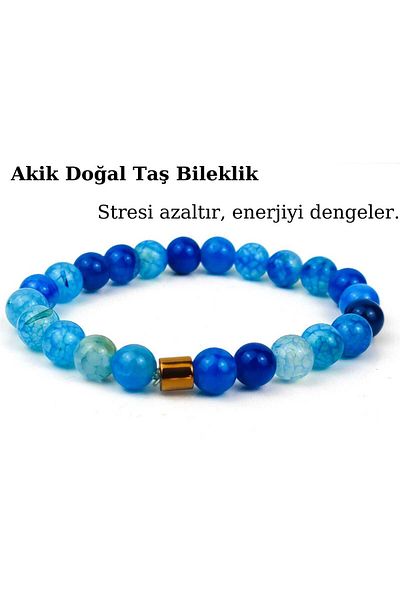 Lio20 Agate Natural Stone Bracelet Unisex Accessory Bijouterie Gift Bracelet