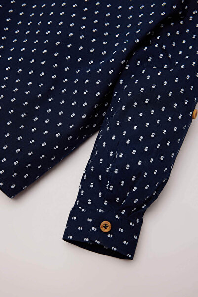 DeFacto Navy Blue Baby Boy Bottom-Top Set D9337A5/Nv256