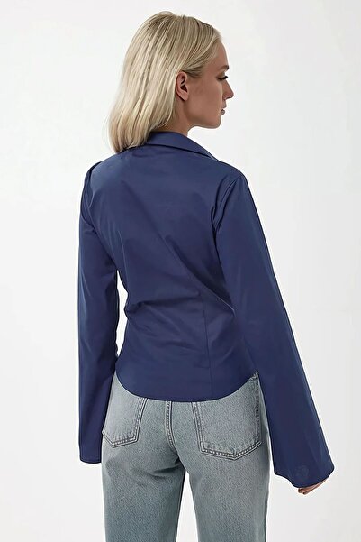 Hiccup Dar Kesim Uzun Kollu Gömlek