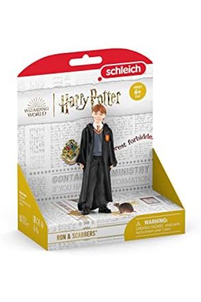 Mu Art Ahşap Mrt 42634 Ron Weasley & Krätze, Ab 6 Jahren, Wizarding World - Spielfigur, 4 X 2 X 10 cm Art 87