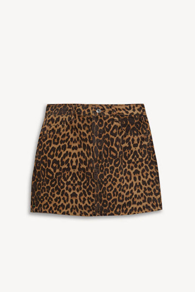 DeFacto Brauner Damenrock E4398AX/BN164