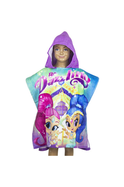 Shimmer And Shine Prosop poncho cu gluga Shimmer&Shine 60 X 120 CM Universala...
