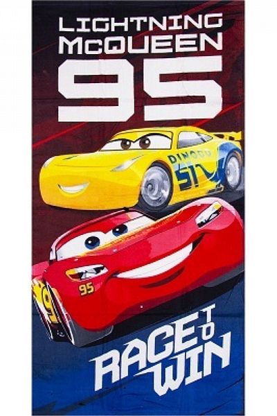 CARS Prosop plaja Disney Cars Race to win , 70 x 140 cm