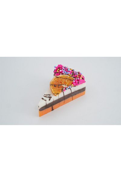 KASH Vegan and Natural Handmade Orange Flavored Cheesecake Soap |   Skin-Friendly, Realistic Design