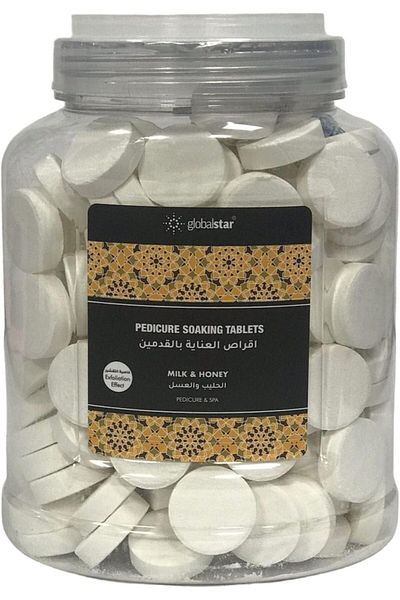 Globalstar Foot Soak Tablets with Milk and Honey 1000g by Global Star
