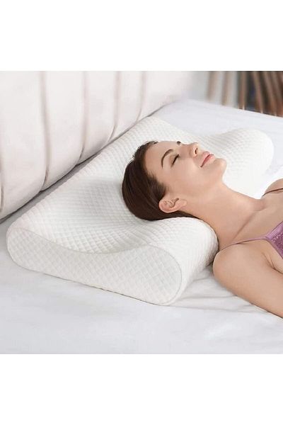 STOREMAX Ezg Orthopedic Visko Neck Pillow Orthopedic Neck Pillow Neck Straightening Essence for Neck