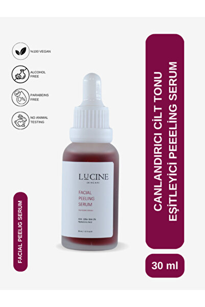 Canlandırıcı Arındırıcı Cilt Tonu Eşitleyici Peeling Serum (AHA 10% BHA 2%) 30 ml
