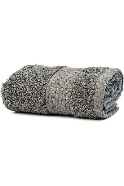Mu Art Ahşap Mr |   Minerva | 100% Cotton Extra Soft Guest/Kitchen Towel (Anthracite) Art 871301