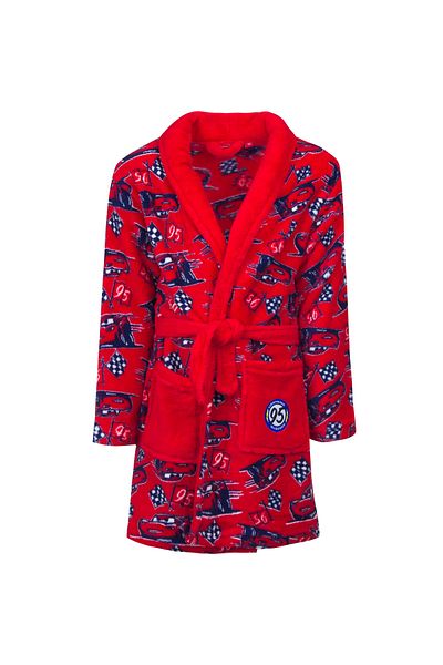 CARS Fluffy bathrobe Cars 4 Years/104 cm Red