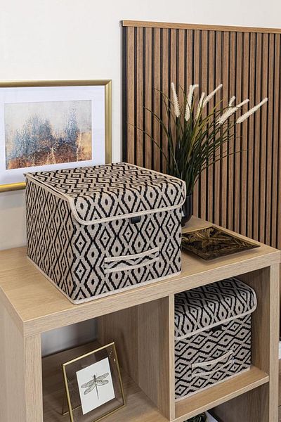 STOREMAX Ezg Gate Bohe Covered Box Shelf Organizer Organizer Basket Mini (1 Piece) Ezsnshop 1065757