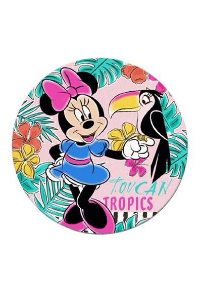 Minnie Mouse Prosop rotund Minnie Mouse, 150 X 150 CM Multicolor