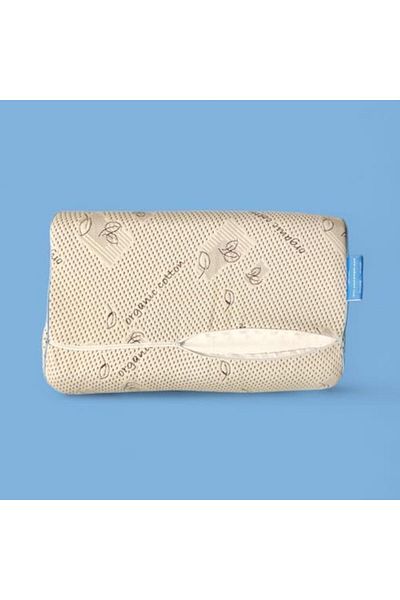 LUXE Sleepy Comfort Organic Cotton Visco S Pillow - Size Position, Sleep Helper - Home & Kitchen