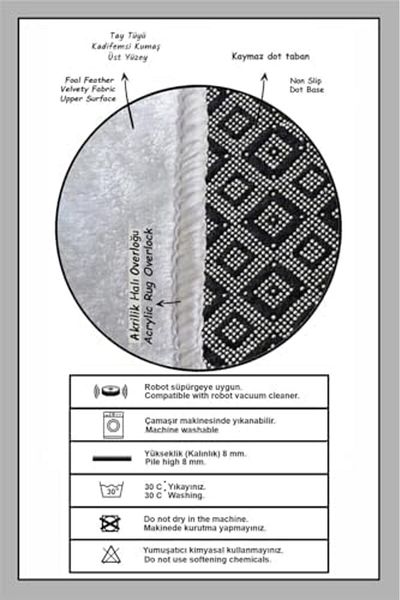 Mu Art Ahşap Mrt Home Rovny Decorative Carpet Djt, 140 X 190 Art 871301