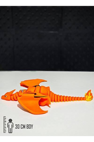 Suelo Butik DEV BOY! Charizard Eklemleri ve Kanatları Hareketli 30 Cm Uzunluğunda Pokemon Figür Oyuncakları