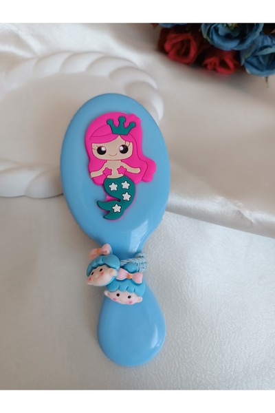 EMKSHOP Цветен детски гребен с 1 чифт връзки