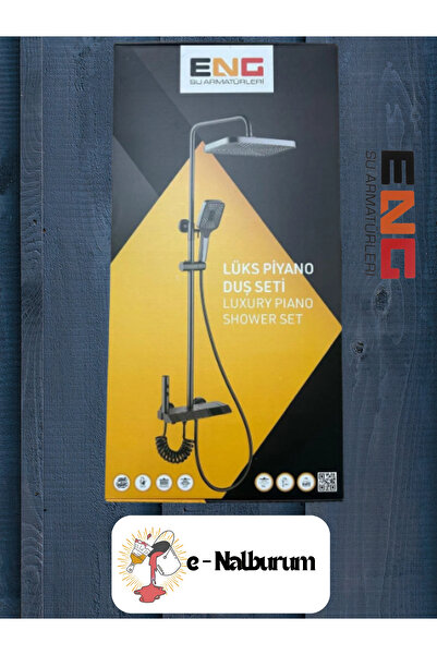 Eng LÜX PİYANO YAĞMURLAMA DUŞ SETİ-4 FONKSİYONLU-SICAKLIK AYARLI PİYANO DUŞ SETİ