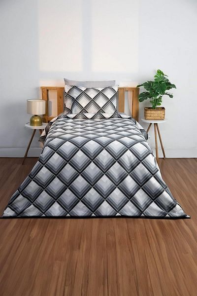 STOREMAX Ezg Single Duvet Cover Set - Gray Ezsnshop 1065757