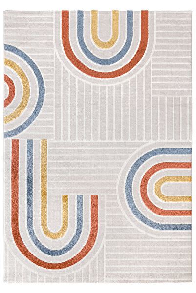 PUKA Romanya Beyaz Gri Halı Modern Dokuma Halı Yumuşak Oturma Odası Salon Çoc...