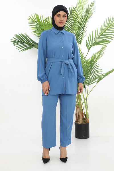 TUNİK Women's Double Tunic Suit with Pants