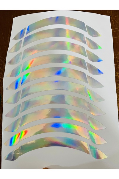 İŞCAN MOTOR Scooter Jant Şeridi Hologram 12-13-14 Jant Uyumlu