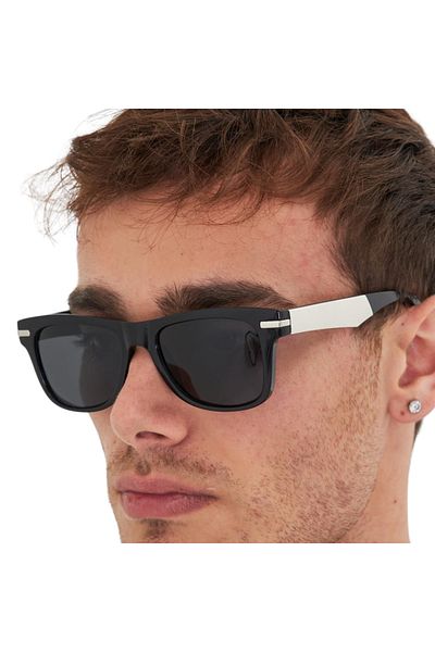 ModaLand Silver Detailed Men's Sunglasses, New Season with Polarized Glass