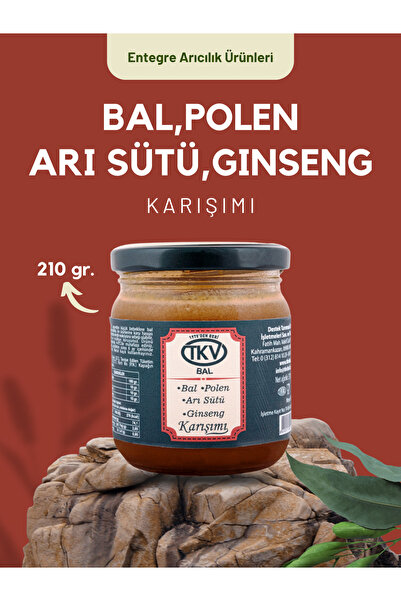 TKV Bal Bal Polen Arı Sütü Ginseng 210 gr