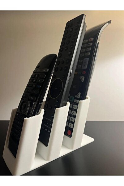Filkorium3D 3'lü Masaüstü Kumanda Standı - Televizyon Uydu Alıcısı Klima Kuma...