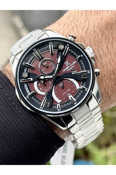 Daniel Klein Premium Men's Wristwatch 3 Atm Waterproof Stainless Steel Band