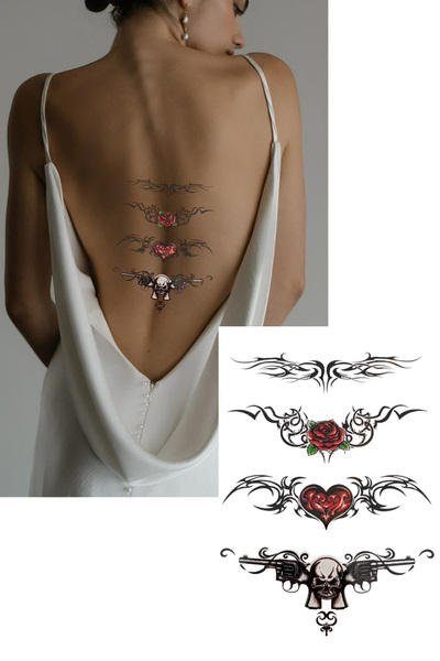 TAKIŞTIR Geçici Karışık Figür Dövme Tattoo