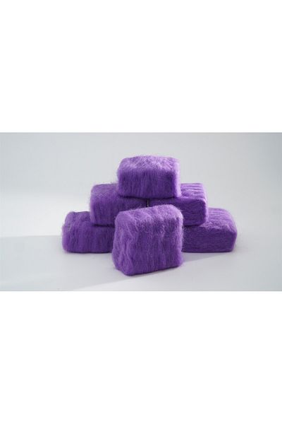 KASH Felted Lavender Soap |   Handmade Peeling Effect Wool Covered Soap |   Cleanses and Revitalizes Skin