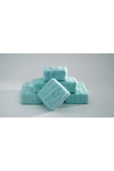 KASH Felted Mint & Menthol Soap |   Handmade Peeling Effect Wool Covered Soap |   Cleanses and Revitalizes Skin