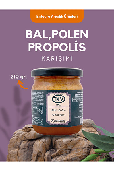 Bal+polen+propolis (210 Gr)
