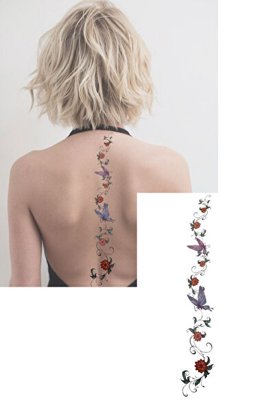 TAKIŞTIR Geçici Kelebek Figürlü Bel/Kol/Bacak Dövme Tattoo