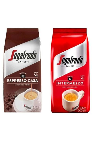 Segafredo Espresso Casa 500 g + Zanetti Intermezzo 500 g Core Coffee