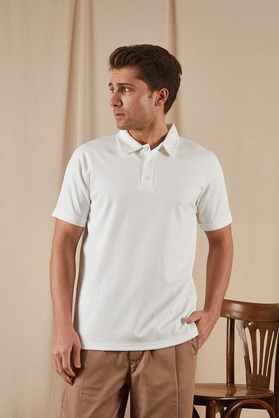 Decas Μπλουζάκι PAX Polo Neck - Λευκό