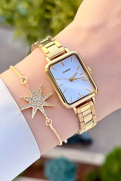 Casio Gold Color Women's Wristwatch