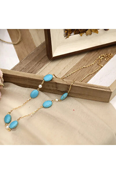SIC MODA Turquoise bead necklace Sic Moda 5345