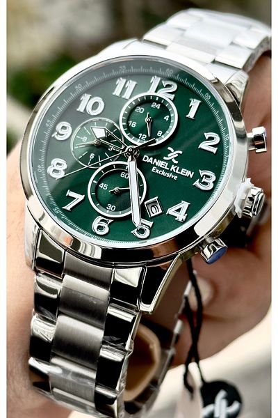 Daniel Klein Premium Men's Wristwatch 3 Atm Waterproof Stainless Steel Band