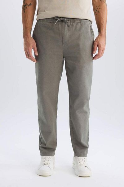 DeFacto New Season 100% Cotton Regular Fit Regular Cut Summer Jogger Trousers