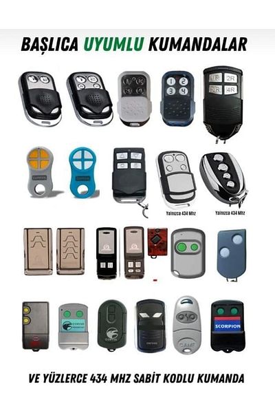 LUXE Mhz Remote Control - Smart - Codable (Garage - Shutter - Barrier - Alarm - Vehicle Vs.) Lxshp