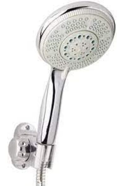 Mu Art Ahşap Grande 5-Function Shower Set with Mrt 200 cm Hose, Articulated Shower Set, Overhead Shower Set, Bathroom D