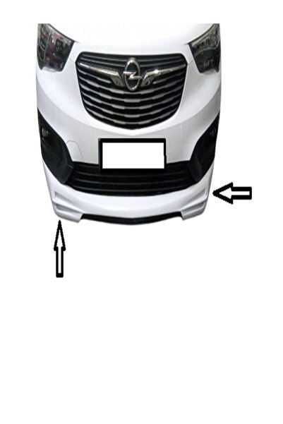 oto Opel combo 2021- 2023 ön tampon eki Boyasız Astarlıdır